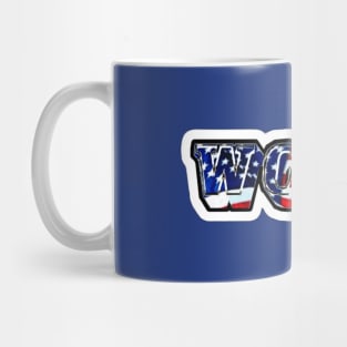 WOKE WOKE AF Patriotic - Double-sided Mug